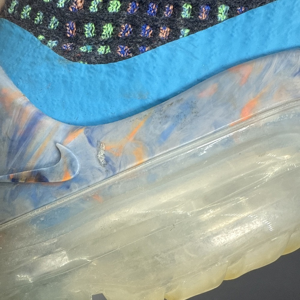 Nike Air VaporMax 2020 Flyknit Deep Royal Blue Multi W Size 6.5 - Picture 7 of 16